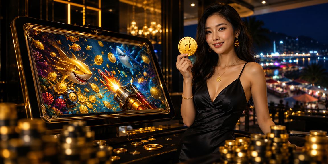 Trải nghiệm game bắn cá neon tại Phú Quốc với ánh đèn sặc sỡ về đêm